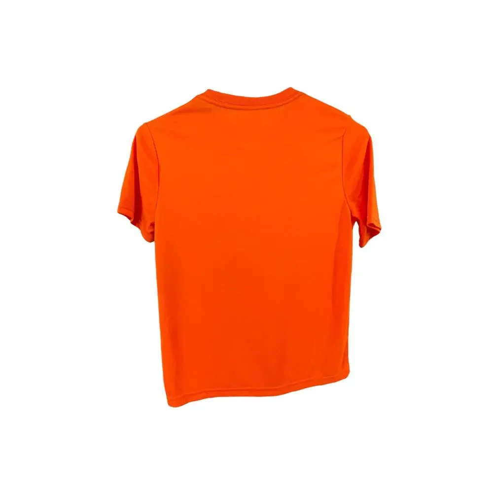 NWT Athletic Works Orange Short Sleeve Graphic T-Shirt Youth Size Large 10-12